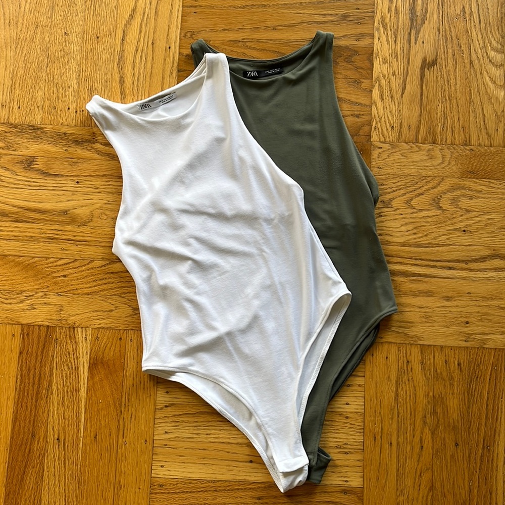 (2) ZARA Bodysuits